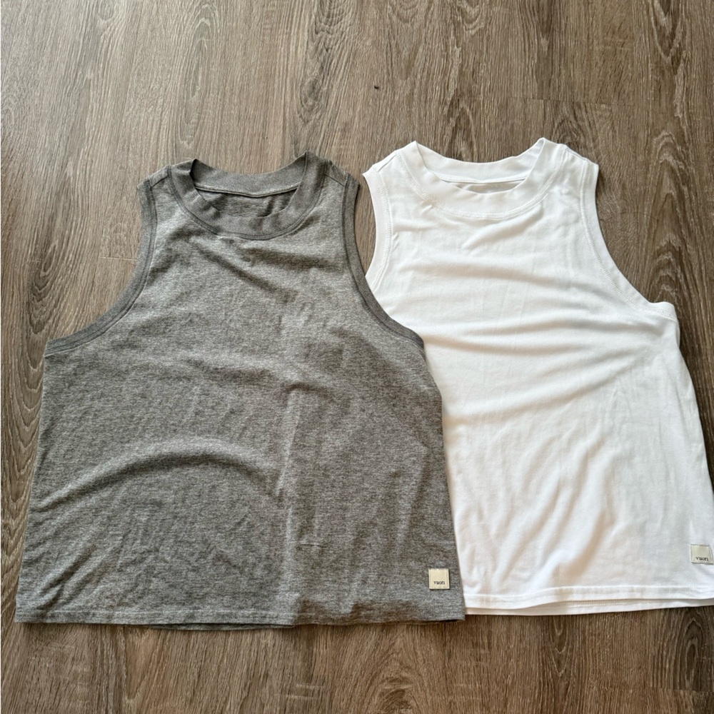 Two vuori tank tops
